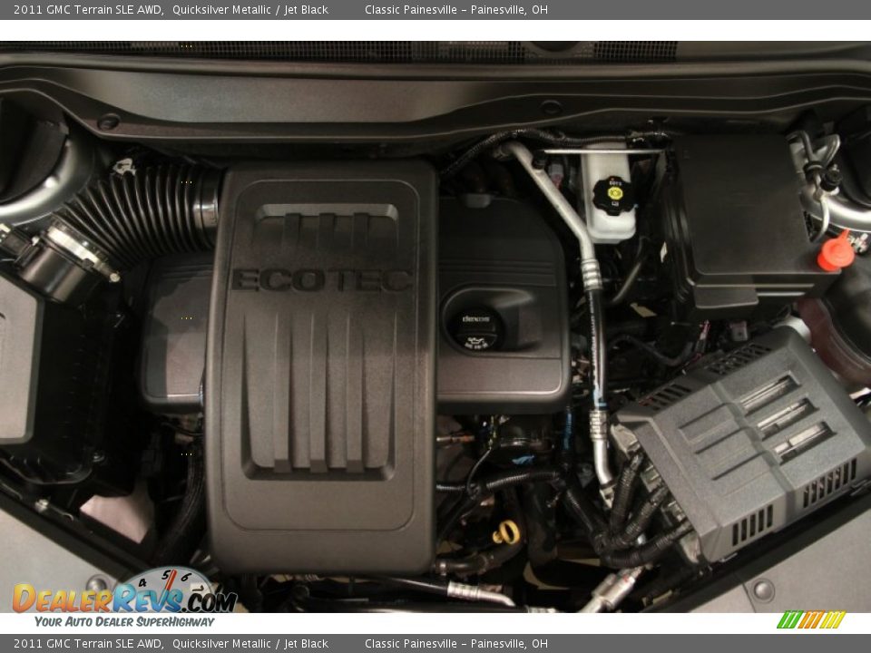 2011 GMC Terrain SLE AWD Quicksilver Metallic / Jet Black Photo #15