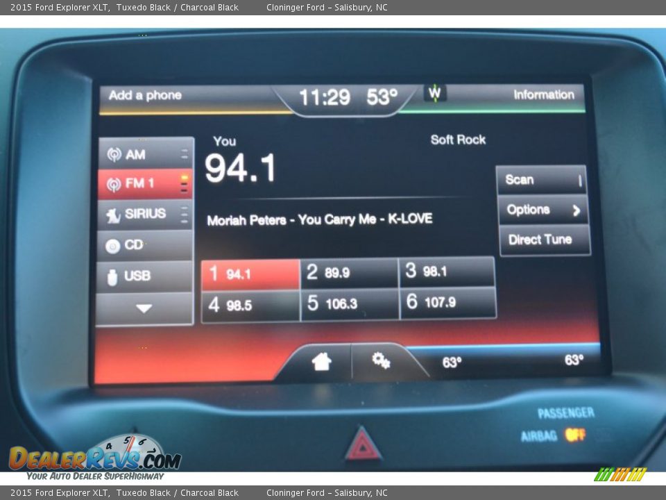 2015 Ford Explorer XLT Tuxedo Black / Charcoal Black Photo #13