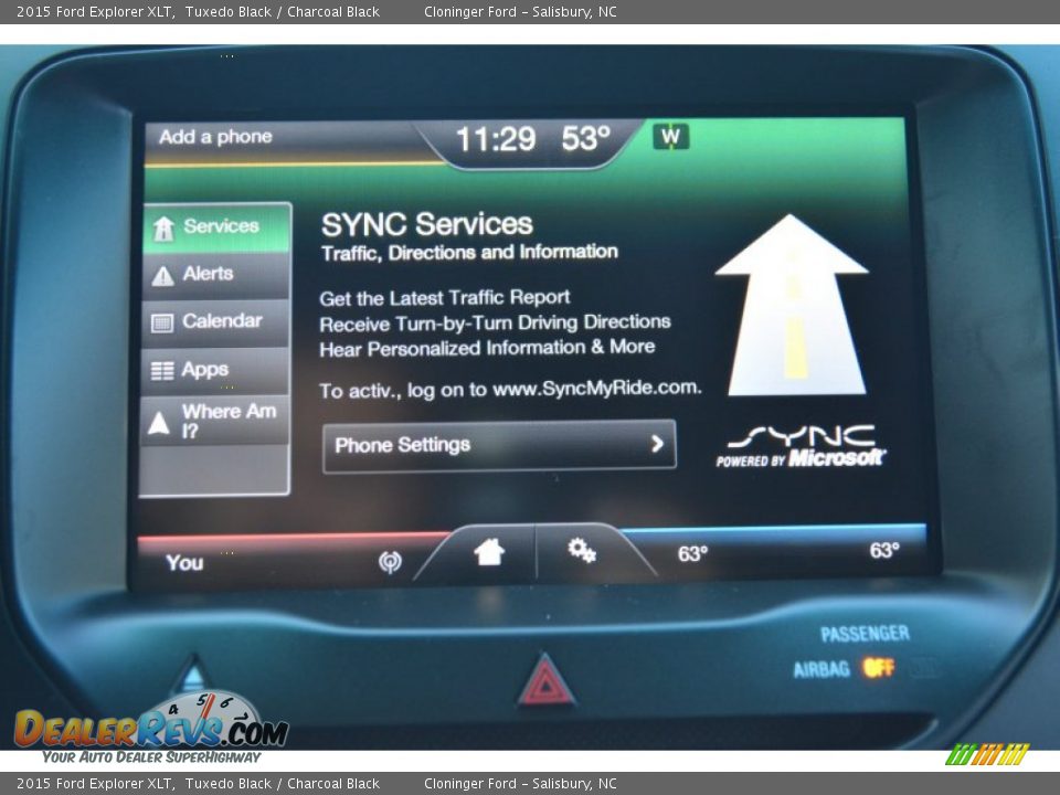 2015 Ford Explorer XLT Tuxedo Black / Charcoal Black Photo #15