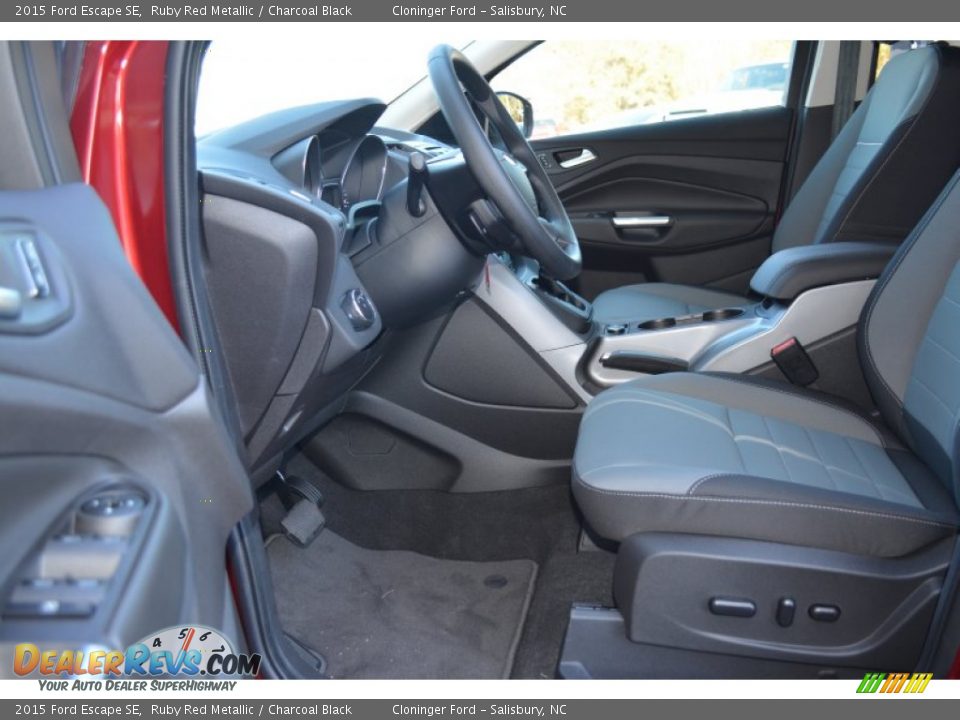 2015 Ford Escape SE Ruby Red Metallic / Charcoal Black Photo #6