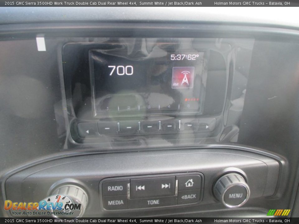 2015 GMC Sierra 3500HD Work Truck Double Cab Dual Rear Wheel 4x4 Summit White / Jet Black/Dark Ash Photo #10