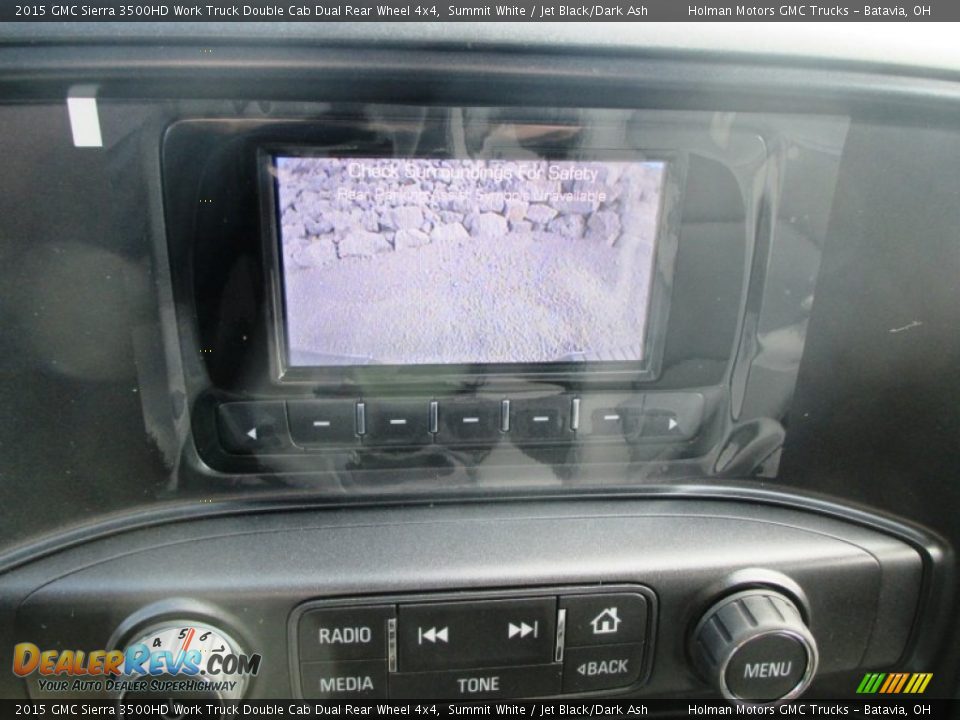 2015 GMC Sierra 3500HD Work Truck Double Cab Dual Rear Wheel 4x4 Summit White / Jet Black/Dark Ash Photo #11