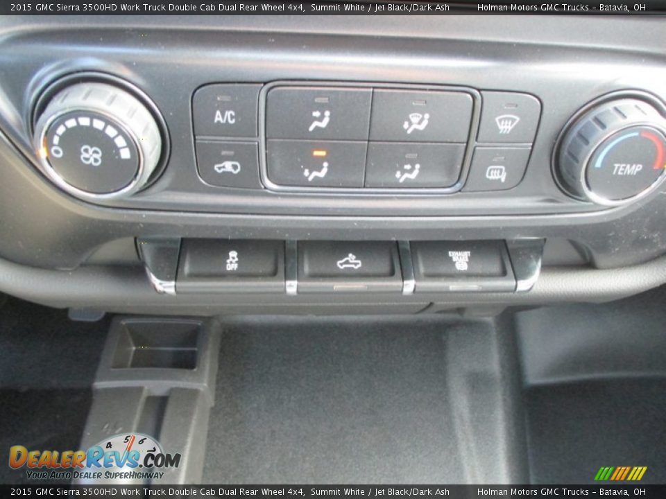 2015 GMC Sierra 3500HD Work Truck Double Cab Dual Rear Wheel 4x4 Summit White / Jet Black/Dark Ash Photo #12