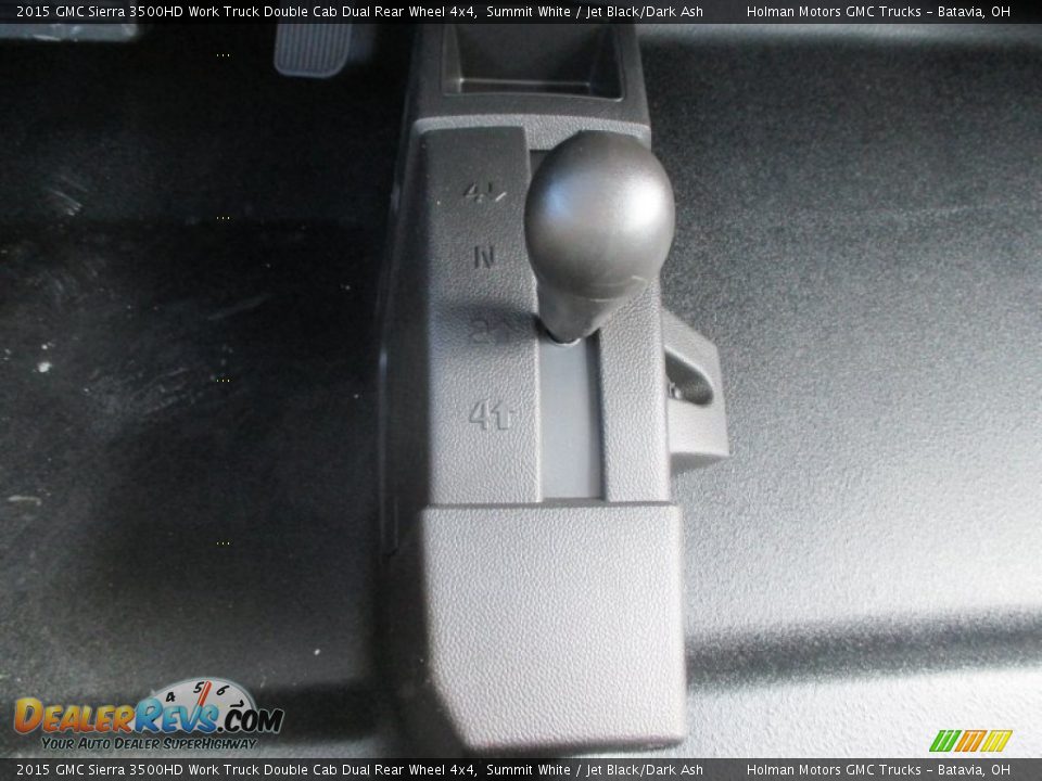 2015 GMC Sierra 3500HD Work Truck Double Cab Dual Rear Wheel 4x4 Summit White / Jet Black/Dark Ash Photo #13