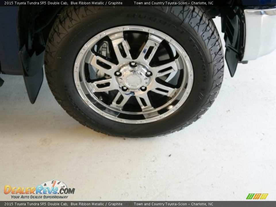 2015 Toyota Tundra SR5 Double Cab Blue Ribbon Metallic / Graphite Photo #3