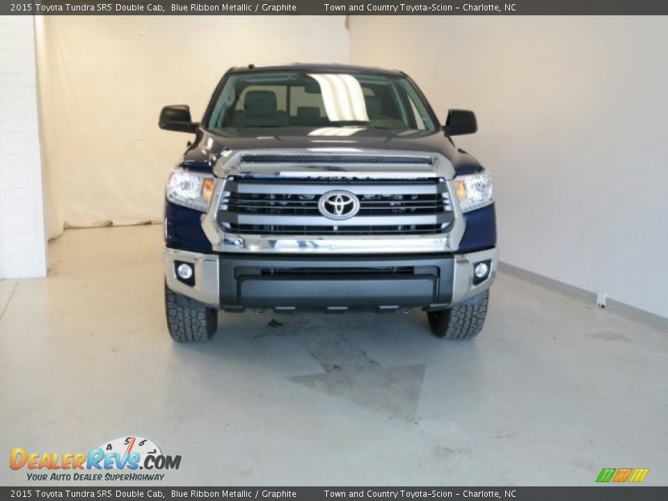 2015 Toyota Tundra SR5 Double Cab Blue Ribbon Metallic / Graphite Photo #5