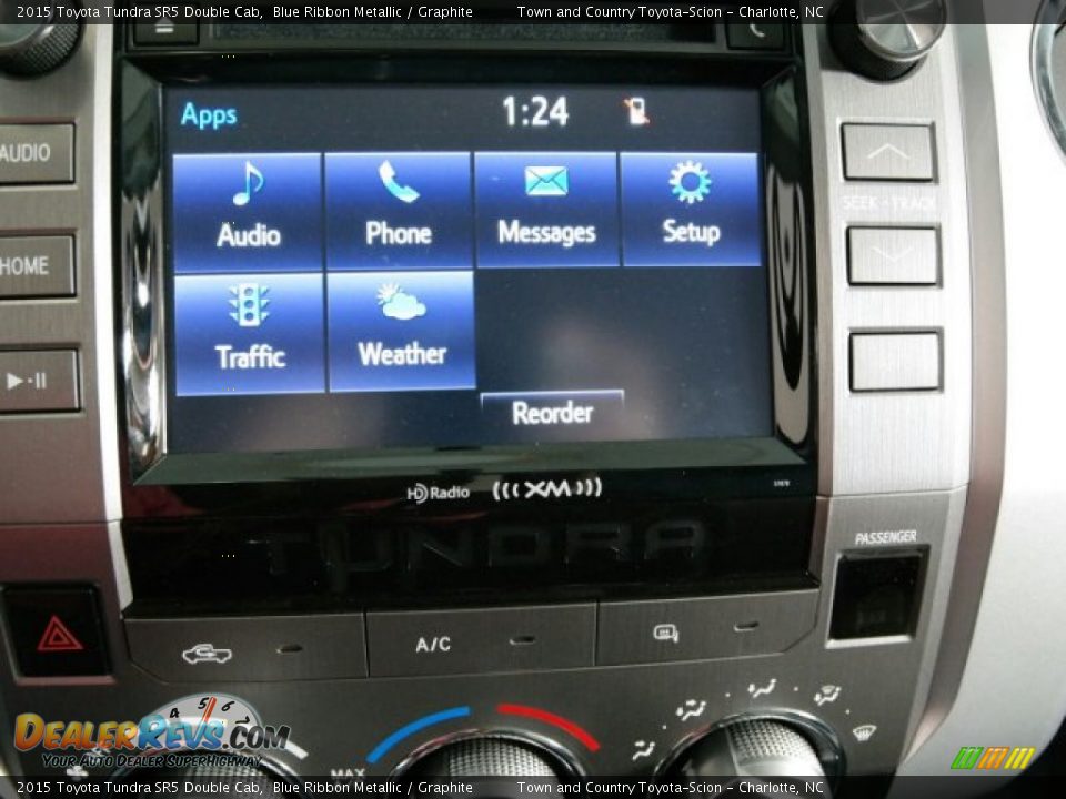2015 Toyota Tundra SR5 Double Cab Blue Ribbon Metallic / Graphite Photo #19