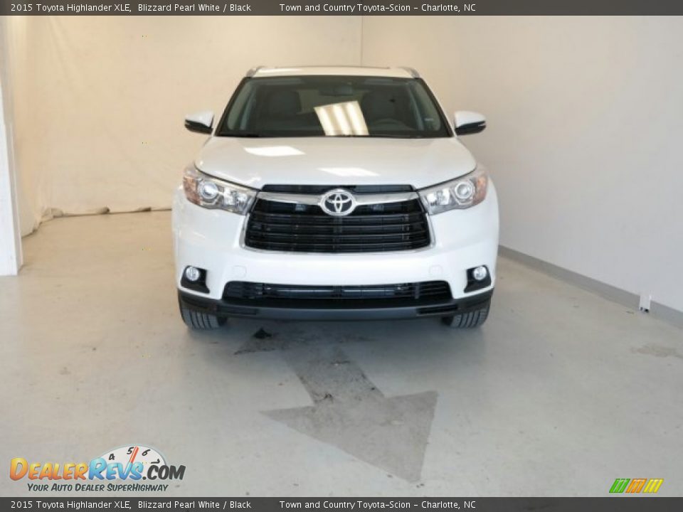 2015 Toyota Highlander XLE Blizzard Pearl White / Black Photo #5