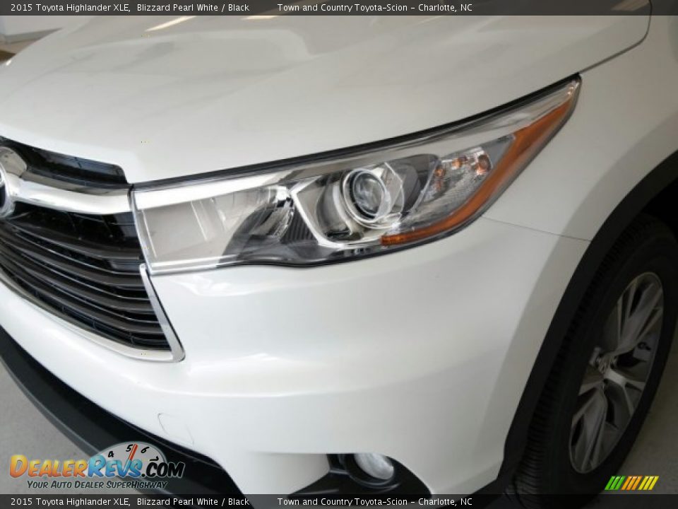 2015 Toyota Highlander XLE Blizzard Pearl White / Black Photo #7