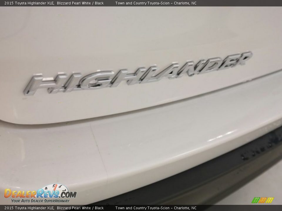 2015 Toyota Highlander XLE Blizzard Pearl White / Black Photo #9