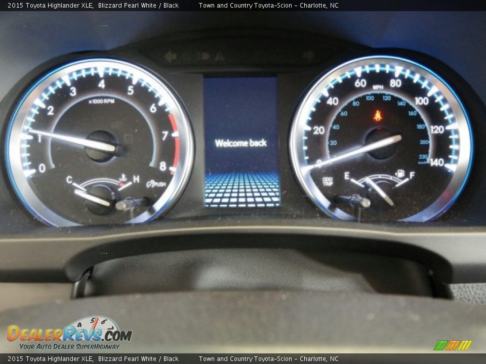 2015 Toyota Highlander XLE Blizzard Pearl White / Black Photo #18