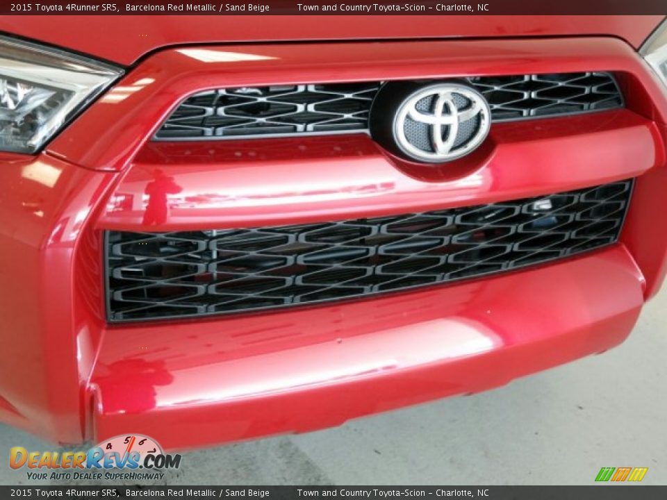 2015 Toyota 4Runner SR5 Barcelona Red Metallic / Sand Beige Photo #6