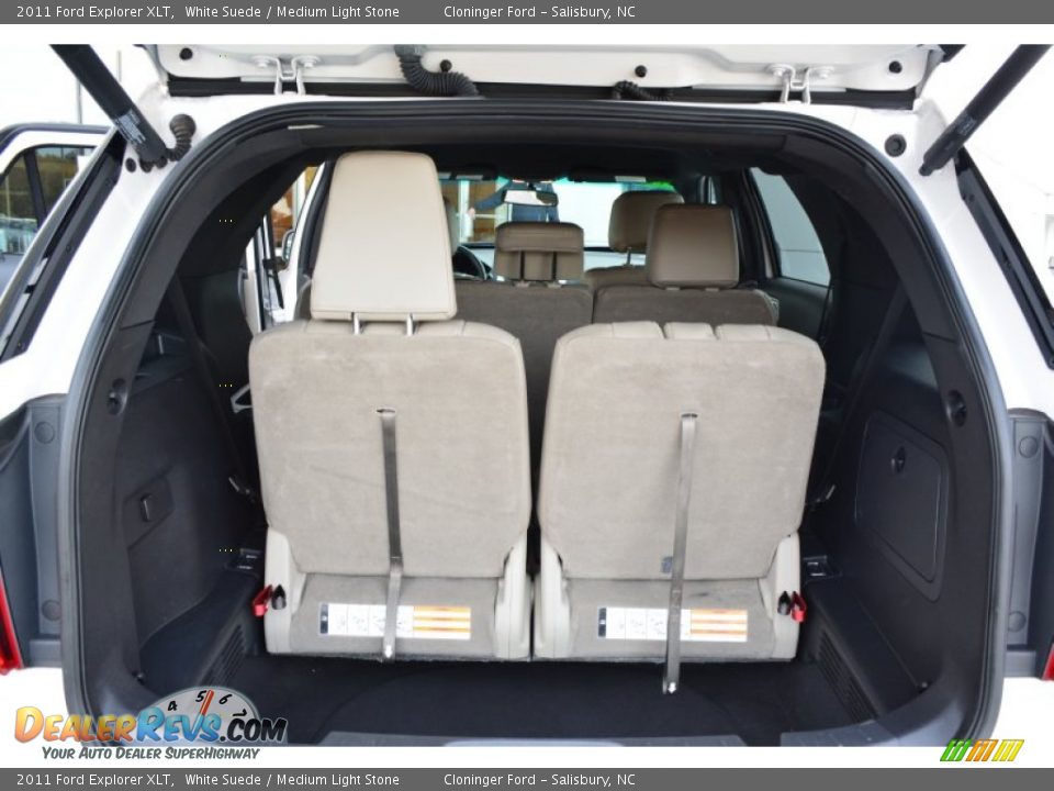 2011 Ford Explorer XLT White Suede / Medium Light Stone Photo #13