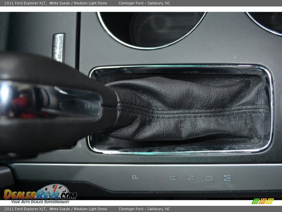 2011 Ford Explorer XLT White Suede / Medium Light Stone Photo #26