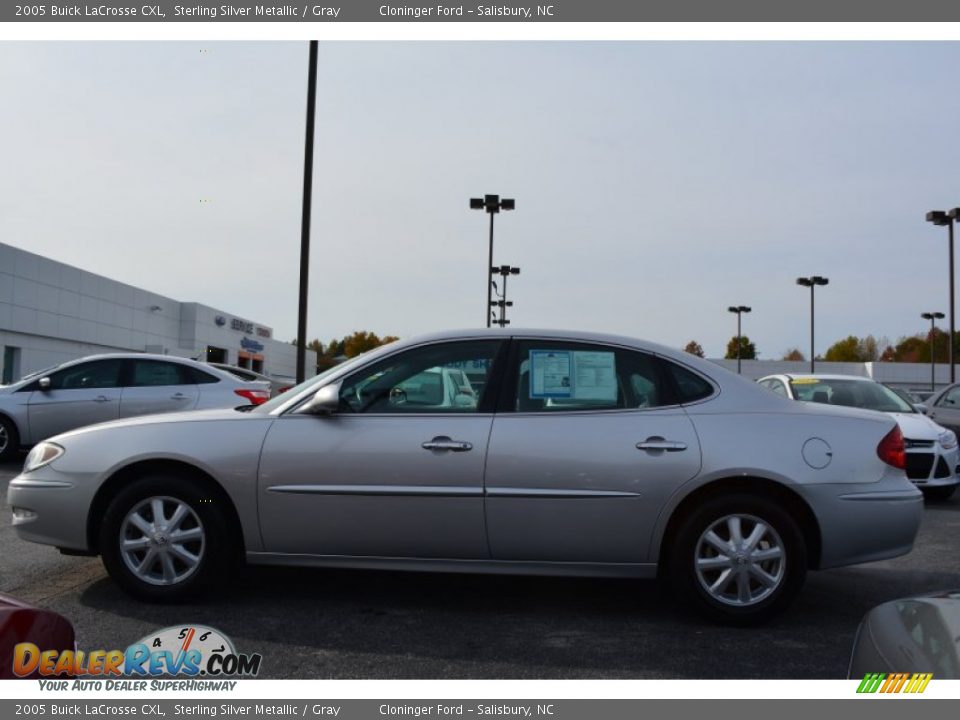 2005 Buick LaCrosse CXL Sterling Silver Metallic / Gray Photo #6
