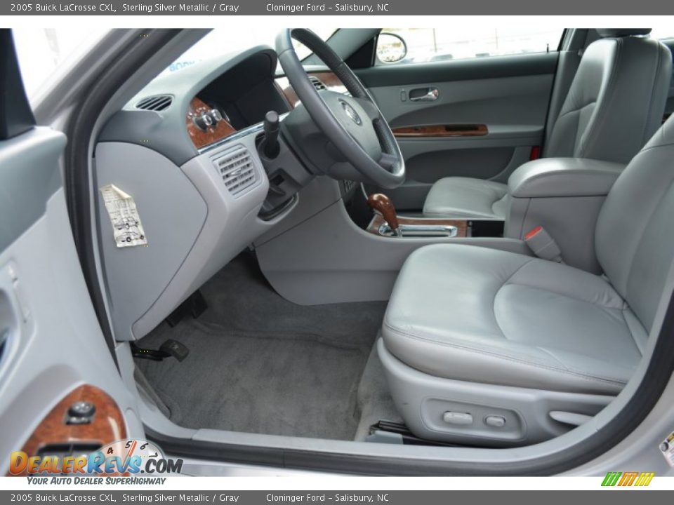 2005 Buick LaCrosse CXL Sterling Silver Metallic / Gray Photo #9