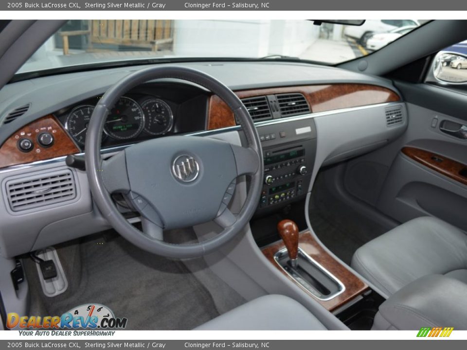 2005 Buick LaCrosse CXL Sterling Silver Metallic / Gray Photo #10