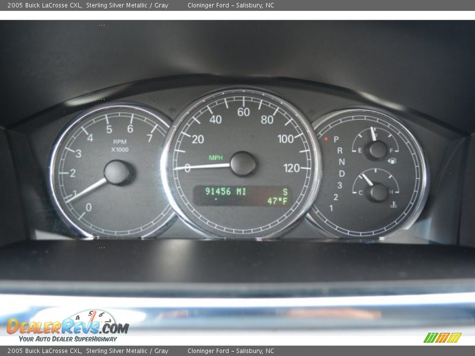 2005 Buick LaCrosse CXL Sterling Silver Metallic / Gray Photo #21