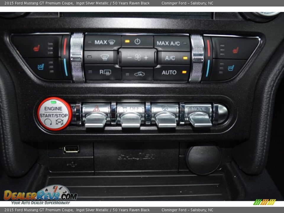 Controls of 2015 Ford Mustang GT Premium Coupe Photo #17