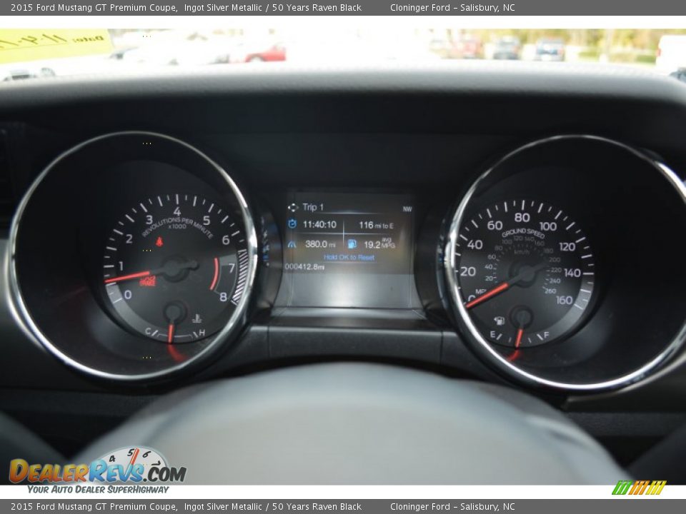 2015 Ford Mustang GT Premium Coupe Gauges Photo #22