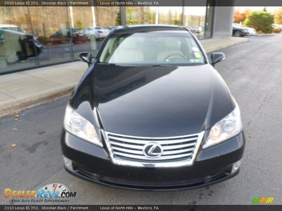 2010 Lexus ES 350 Obsidian Black / Parchment Photo #2