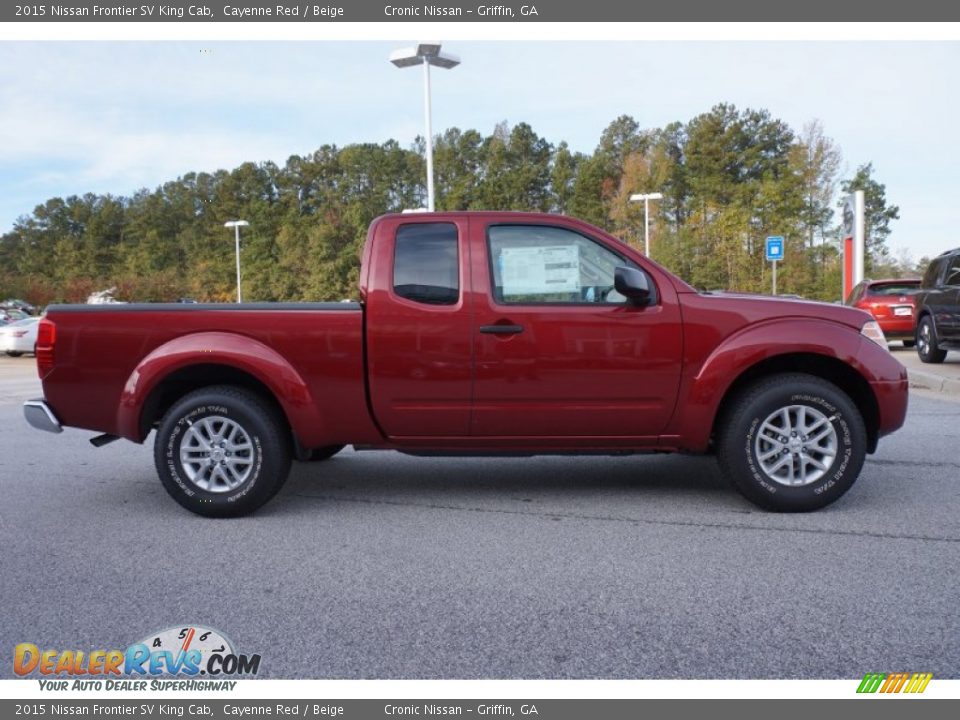 Cayenne Red 2015 Nissan Frontier SV King Cab Photo #6