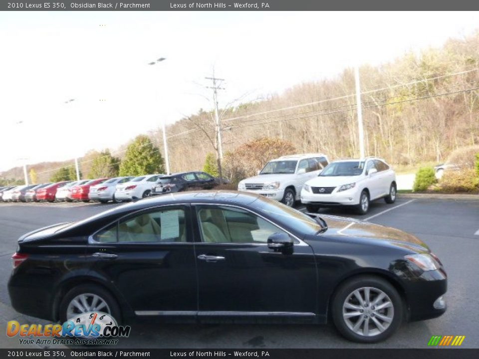 2010 Lexus ES 350 Obsidian Black / Parchment Photo #4