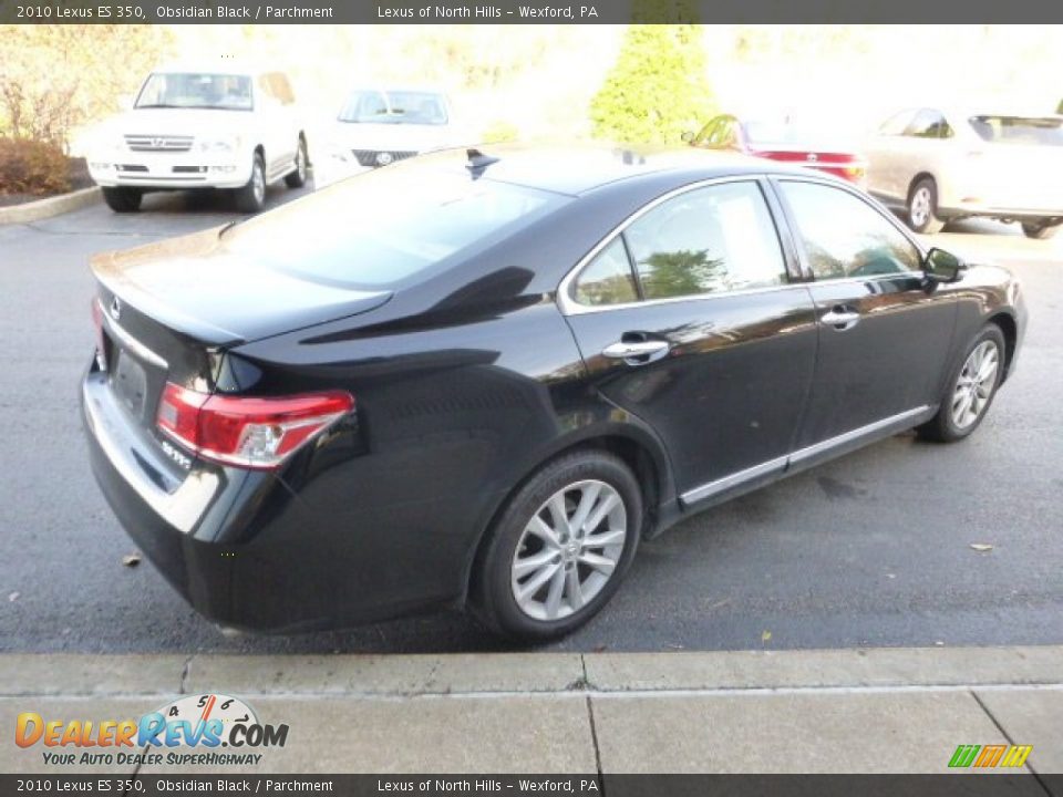 2010 Lexus ES 350 Obsidian Black / Parchment Photo #5