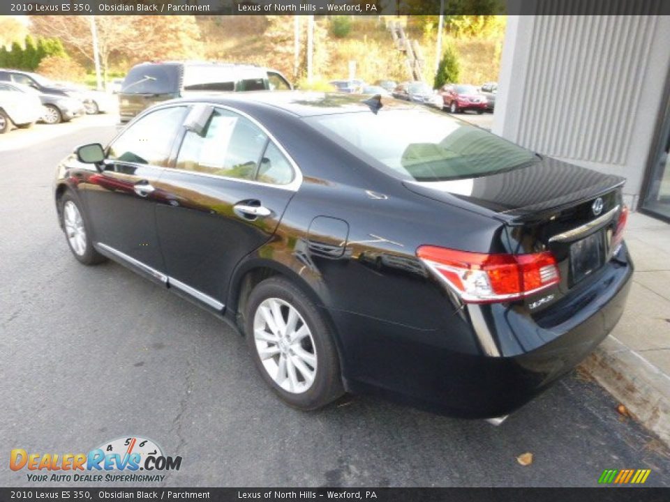 2010 Lexus ES 350 Obsidian Black / Parchment Photo #7