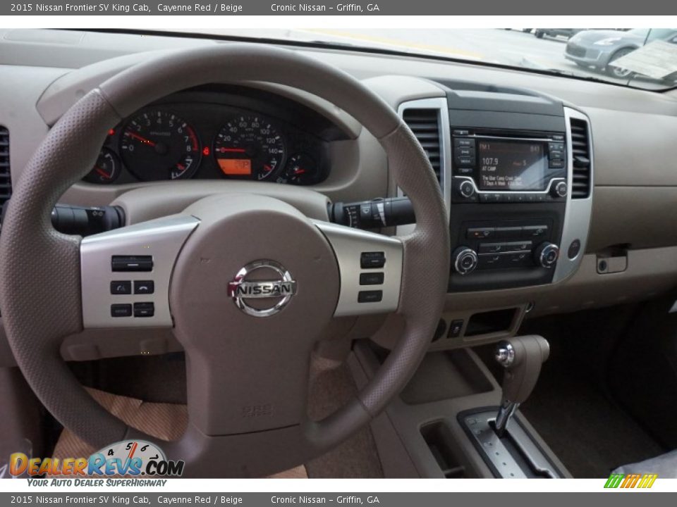 Dashboard of 2015 Nissan Frontier SV King Cab Photo #10