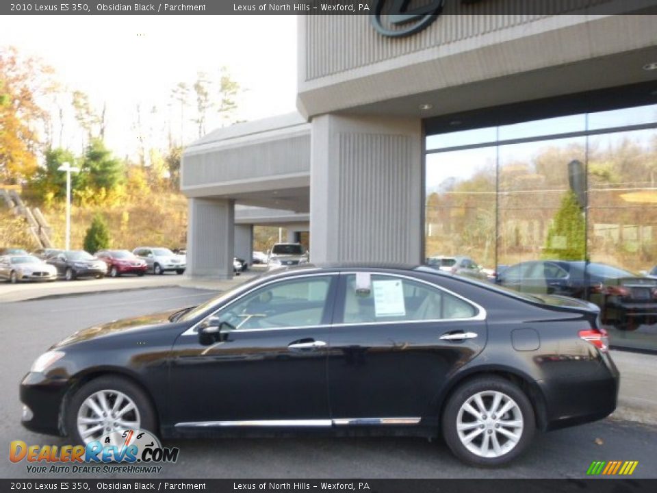 2010 Lexus ES 350 Obsidian Black / Parchment Photo #8