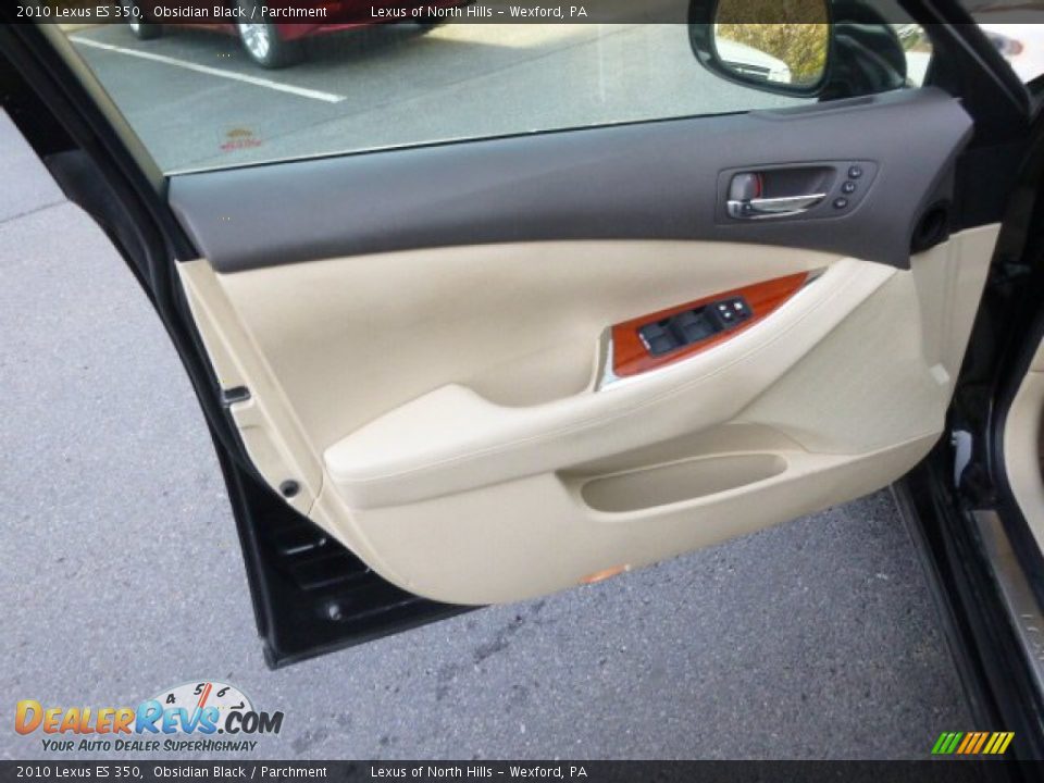 2010 Lexus ES 350 Obsidian Black / Parchment Photo #11