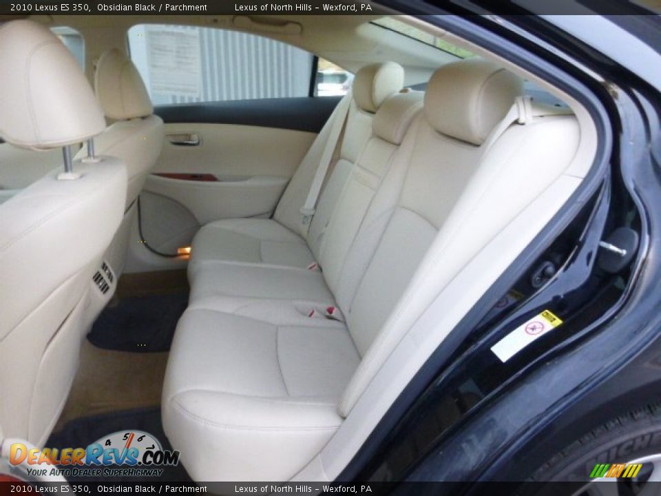 2010 Lexus ES 350 Obsidian Black / Parchment Photo #12