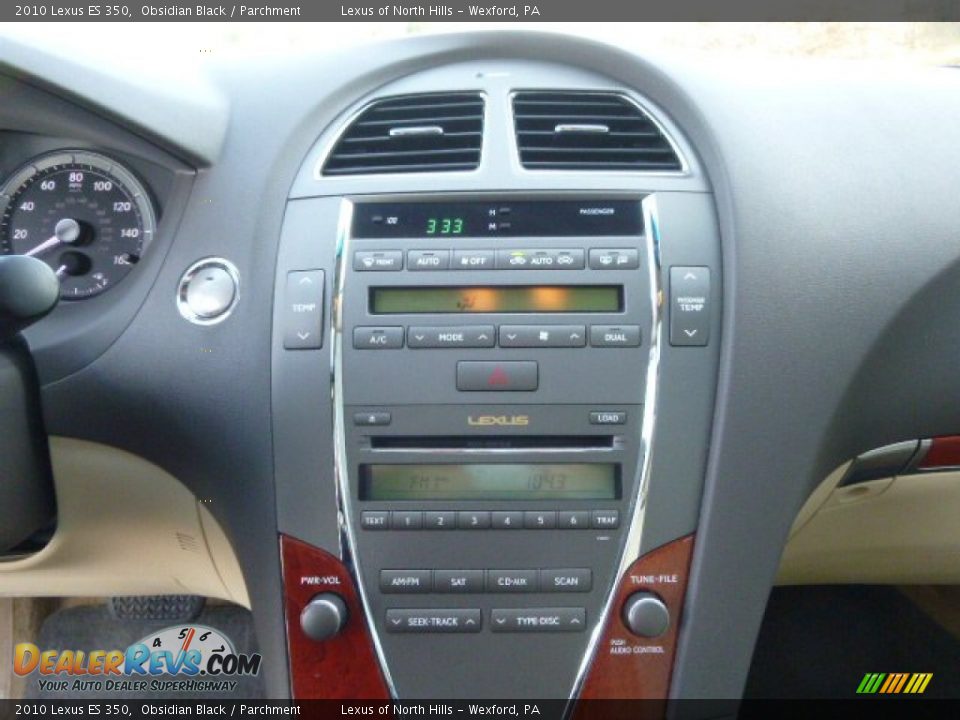 2010 Lexus ES 350 Obsidian Black / Parchment Photo #16