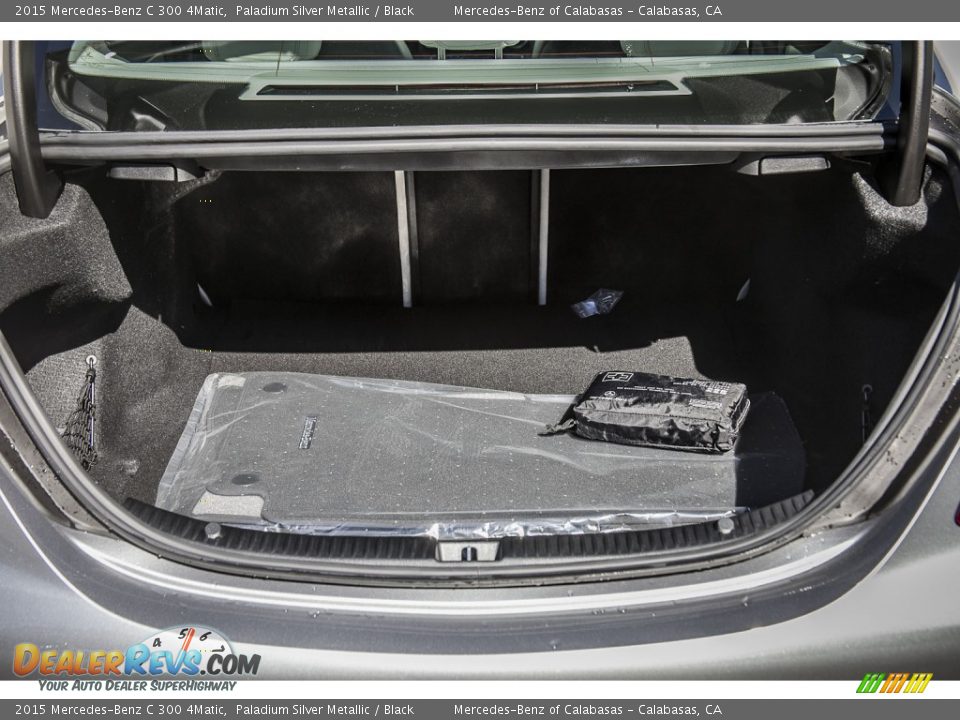 2015 Mercedes-Benz C 300 4Matic Paladium Silver Metallic / Black Photo #4