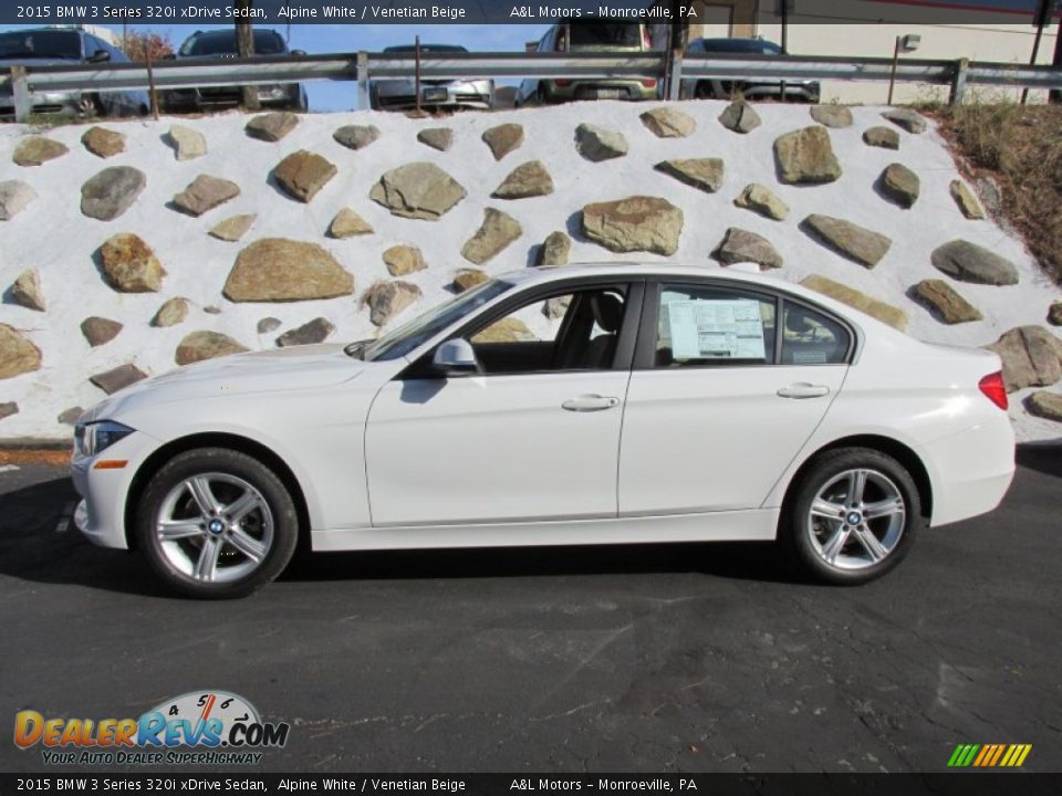 Alpine White 2015 BMW 3 Series 320i xDrive Sedan Photo #2