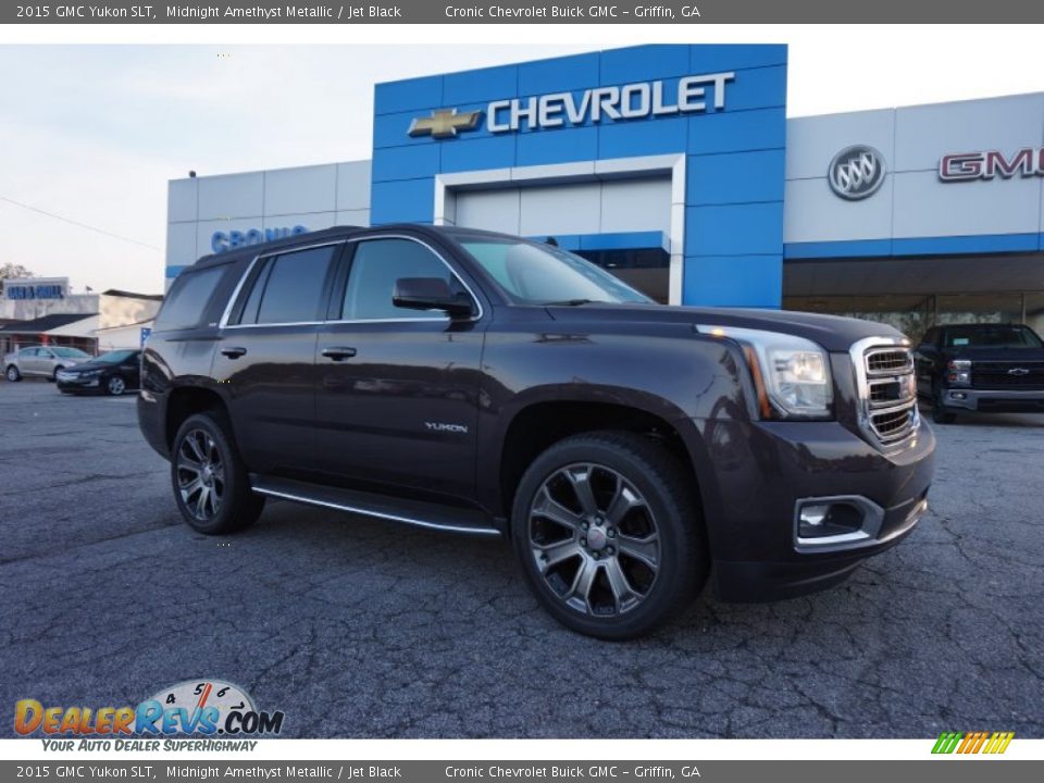 2015 GMC Yukon SLT Midnight Amethyst Metallic / Jet Black Photo #1