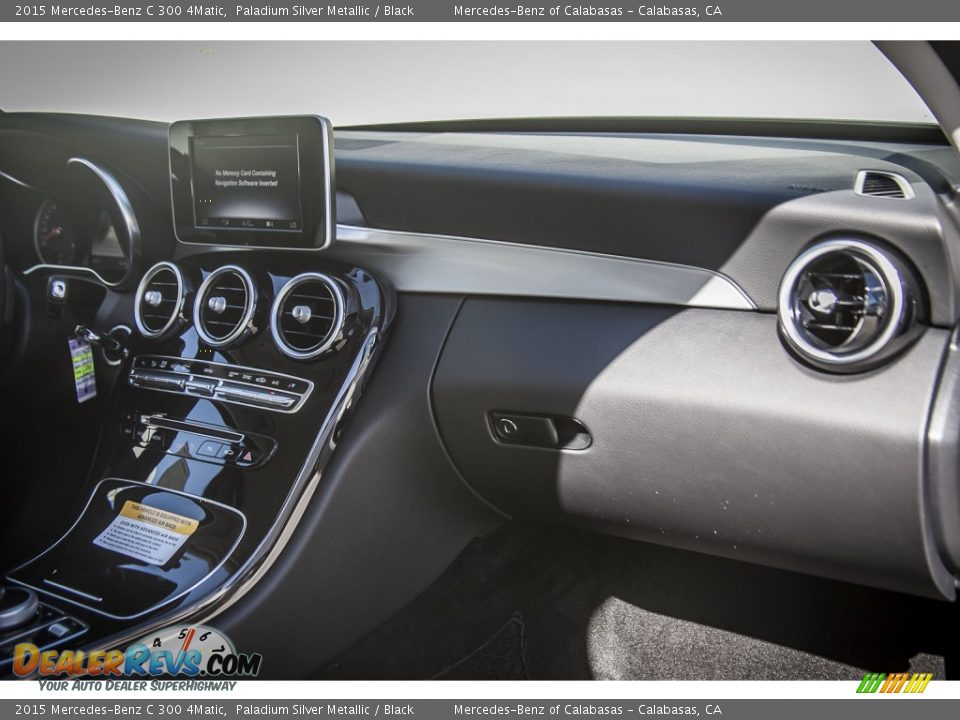 2015 Mercedes-Benz C 300 4Matic Paladium Silver Metallic / Black Photo #8