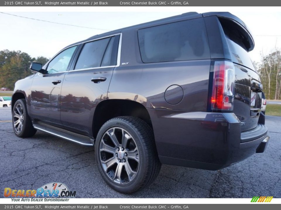 2015 GMC Yukon SLT Midnight Amethyst Metallic / Jet Black Photo #5