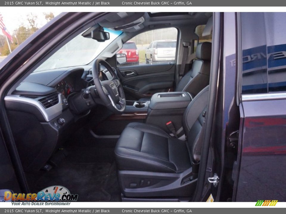 2015 GMC Yukon SLT Midnight Amethyst Metallic / Jet Black Photo #9