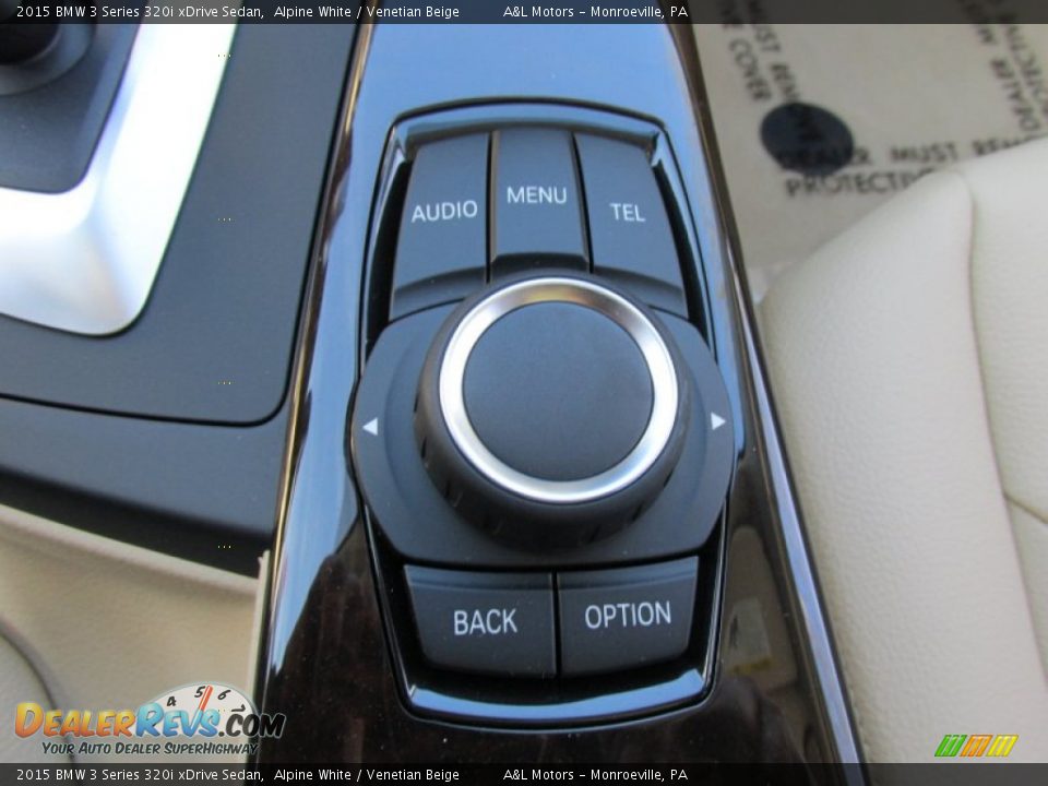 2015 BMW 3 Series 320i xDrive Sedan Alpine White / Venetian Beige Photo #18