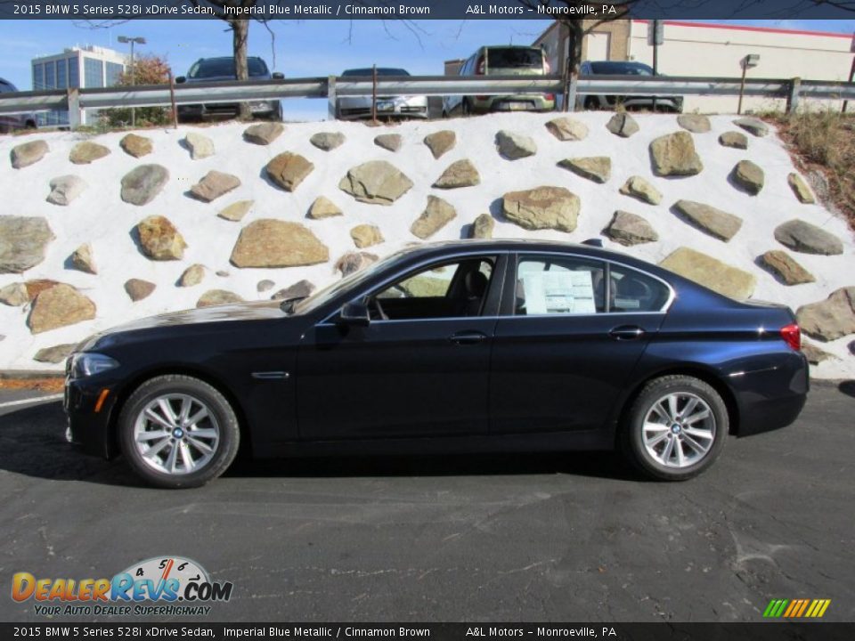 Imperial Blue Metallic 2015 BMW 5 Series 528i xDrive Sedan Photo #2