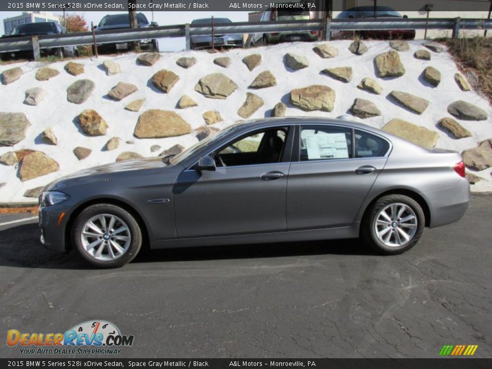Space Gray Metallic 2015 BMW 5 Series 528i xDrive Sedan Photo #2