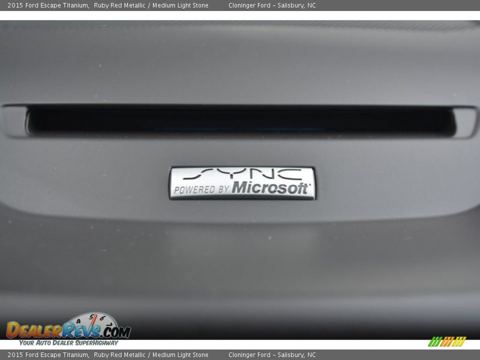2015 Ford Escape Titanium Ruby Red Metallic / Medium Light Stone Photo #20