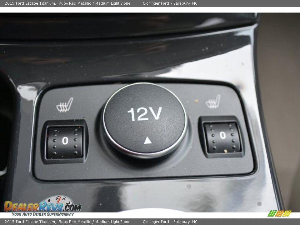 2015 Ford Escape Titanium Ruby Red Metallic / Medium Light Stone Photo #21