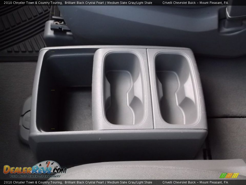 2010 Chrysler Town & Country Touring Brilliant Black Crystal Pearl / Medium Slate Gray/Light Shale Photo #21