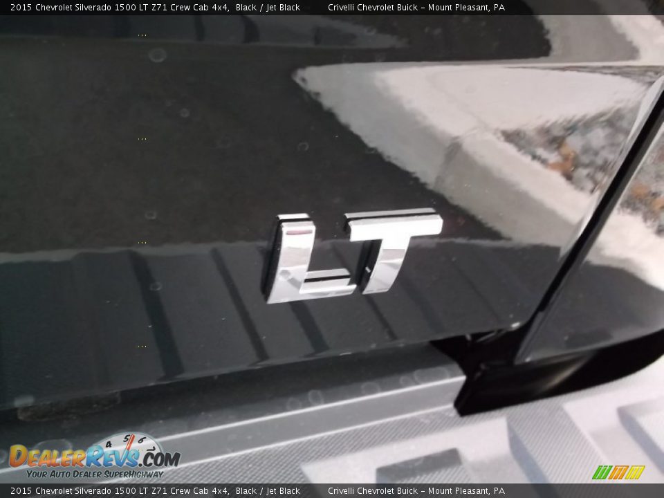 2015 Chevrolet Silverado 1500 LT Z71 Crew Cab 4x4 Black / Jet Black Photo #8