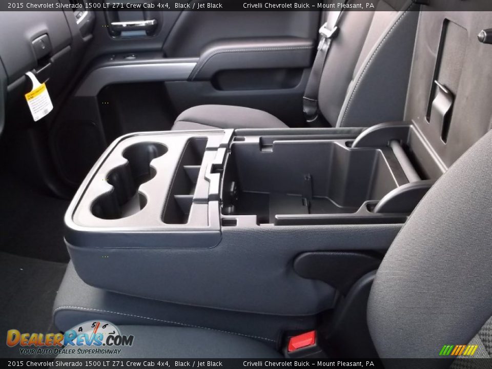 2015 Chevrolet Silverado 1500 LT Z71 Crew Cab 4x4 Black / Jet Black Photo #14