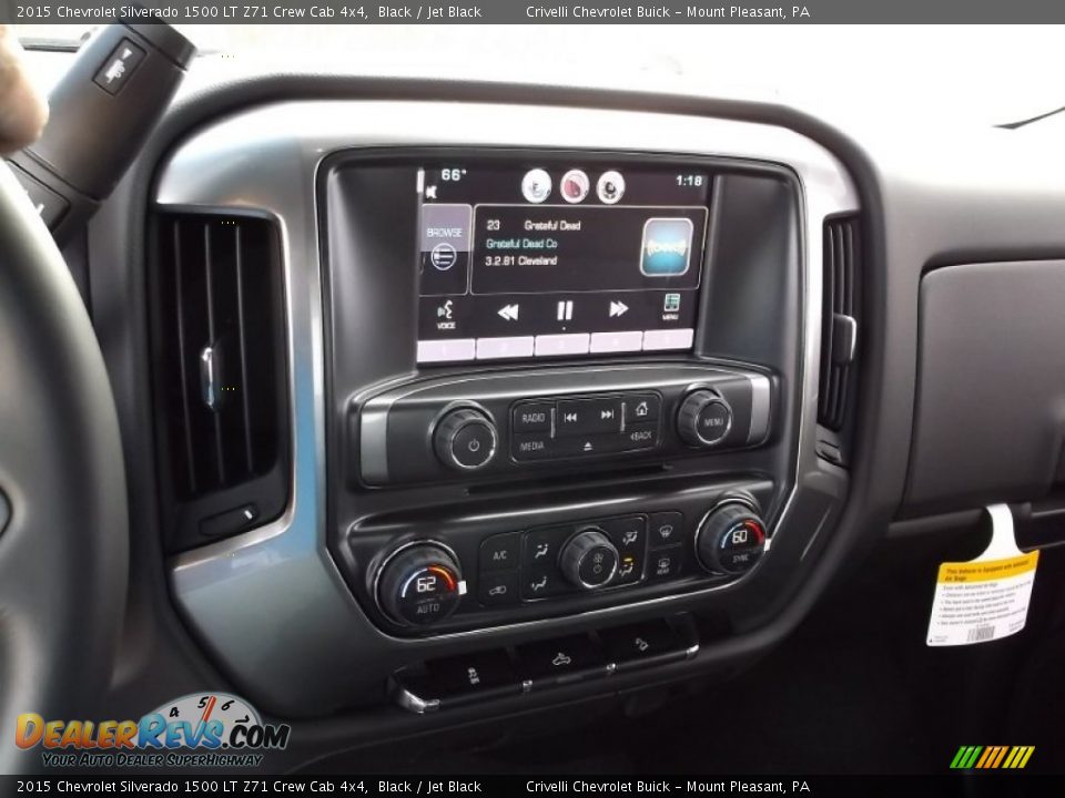 Controls of 2015 Chevrolet Silverado 1500 LT Z71 Crew Cab 4x4 Photo #15