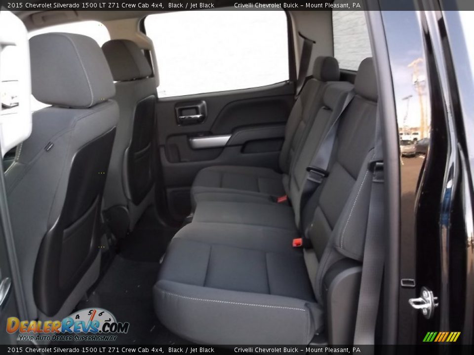 Rear Seat of 2015 Chevrolet Silverado 1500 LT Z71 Crew Cab 4x4 Photo #18